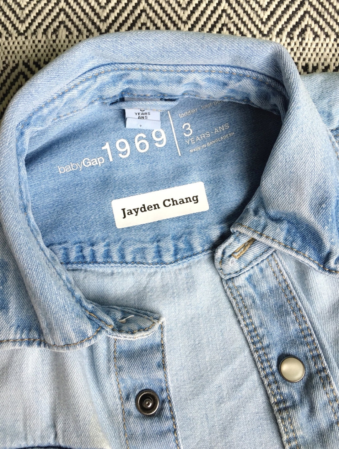 Iron On Labels Back To School Iron On Tags Custom Clothing Labels Personalized Uniform Name Tags